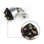 007SS-54-3 Ignition Switch with 2 Keys for Kato HD250 HD800 HD700 - Image 2