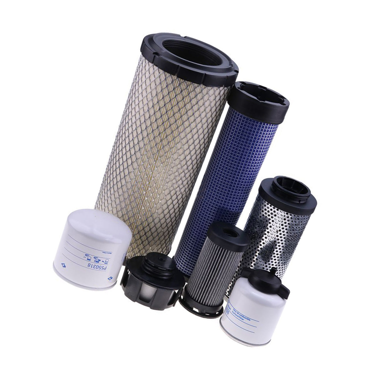 1000/2000 Hour Filter Kit 7316227 for Bobcat Engine iT4 Loader S550 S590 T550 T590
