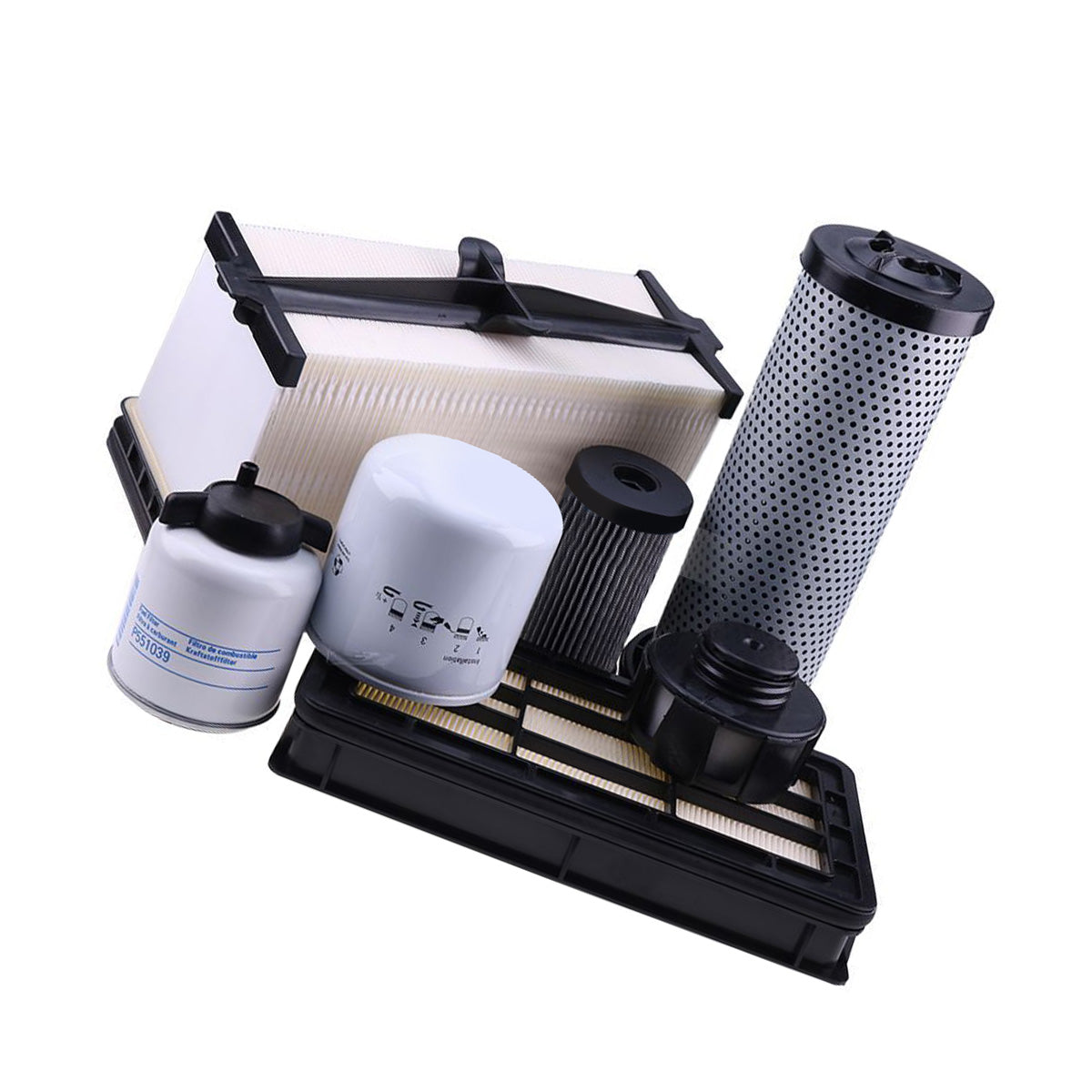 1000/2000 Hour Maintenance Canister Filter Kit 7316228 for Bobcat Engine T3 Loader S750 S770 S850 T750 T770 T870