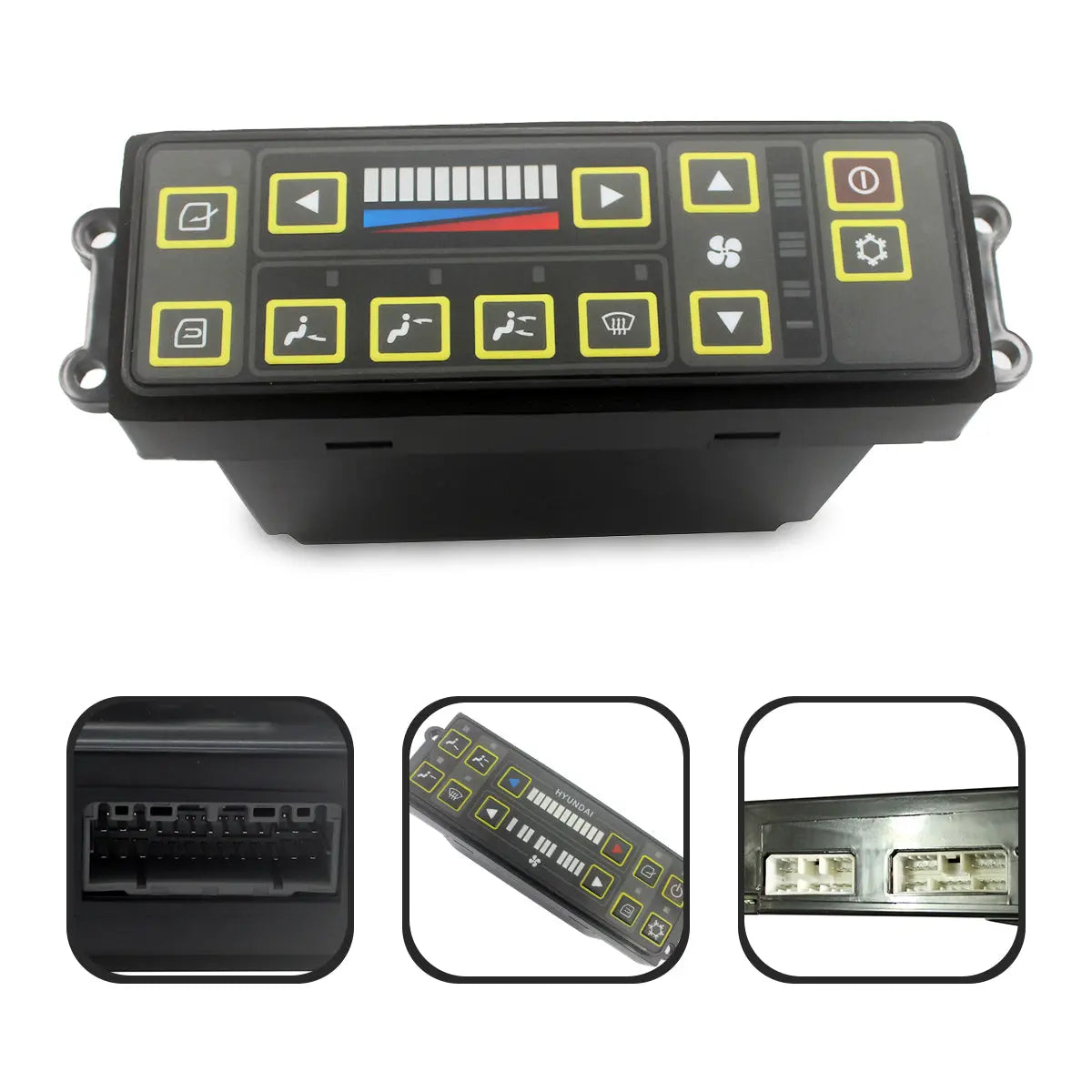 11N6-90431_3 11N6-90431 Hyundai R160LC-7 R110-7 Air Conditioner Control Panel - Image 1