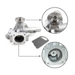 123900-42100 Water Pump for Komatsu 4TNV106 Yanmar - Image 4