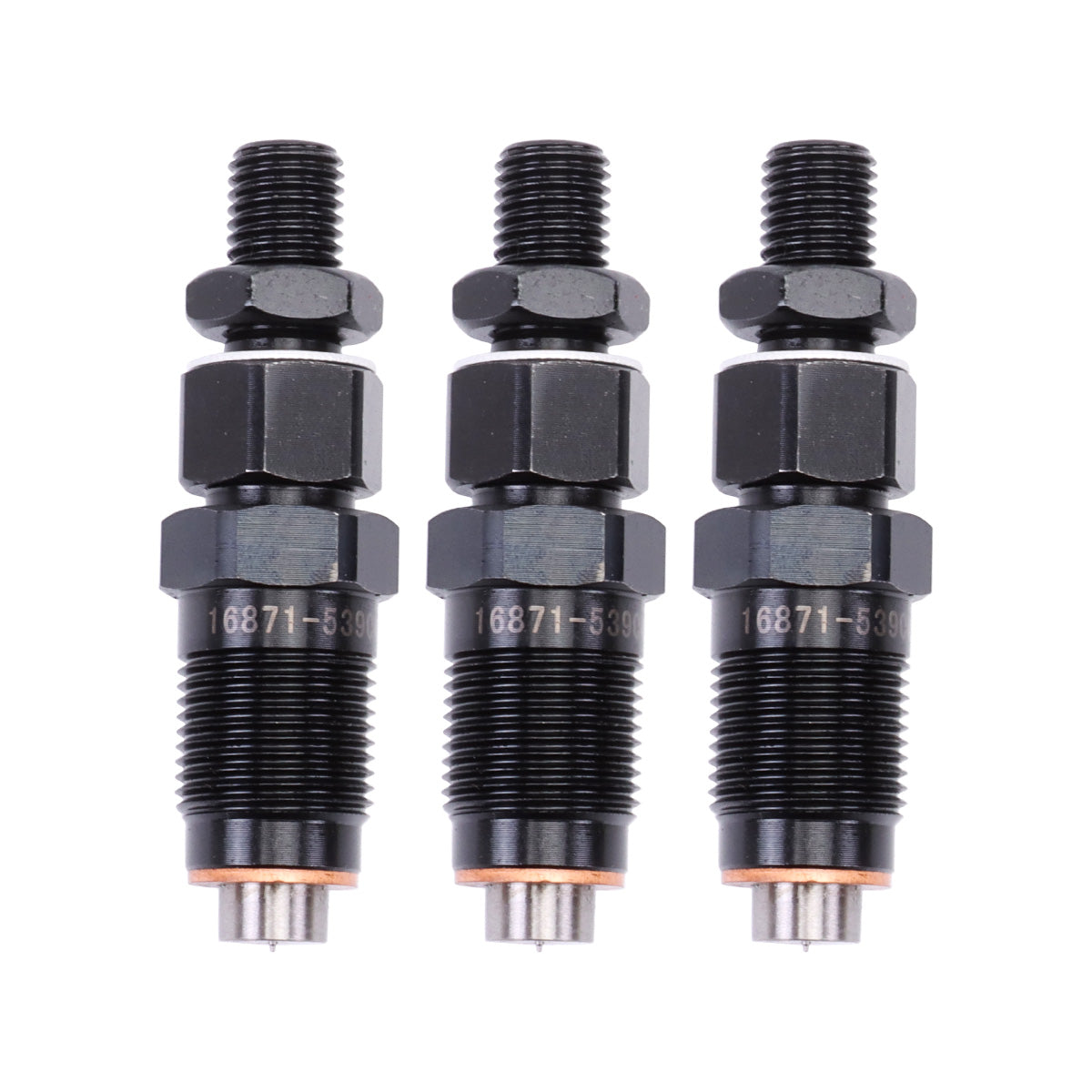 3PCS Fuel Injector 16871-53904 for Kubota Engine D902 D722 Z482 Tractor RTV900 BX1870 BX2360