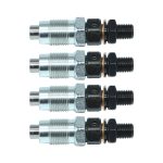 4PCS Fuel Injectors 6672405 for Bobcat Kubota V1505 V1505T Engine - Image 2