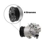 4PK A/C Compressor 88310-52550 88310-52492 447260-1780 for Toyota Yaris 1.3 Denso 5SER09C - Image 2