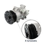 4PK Air Conditioning A/C Compressor 471-1622 157318 158318 for Toyota Yaris 1.5L 2007-2013 - Image 2