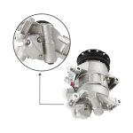 SINOCMP® 4PK A/C Air Compressor 88310-52551 88310-52320 For Toyota yaris Vitz Sienta Scion XA - Image 2