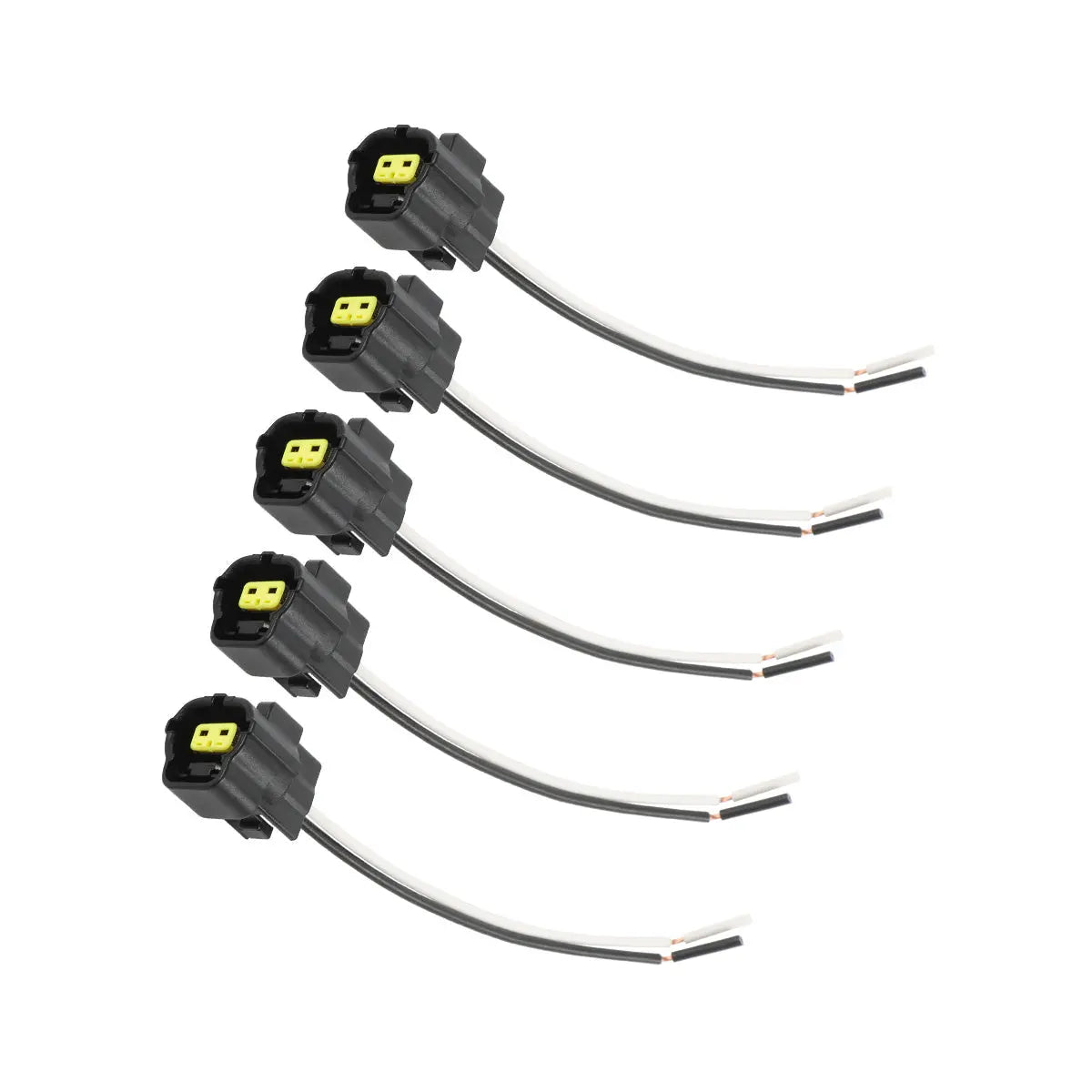 5PCS Solenoid Valve Harness Plug Connector for Kobelco Excavator SK200-8 SK200-6E