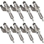 2001-2004.5 Chevy/GMC 2500HD/3500HD Duramax LB7 6.6L Diesel Fuel Injectors 0445120008 0986435502 97208074 - Image 6