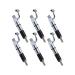 6PCS Fuel Injector 128-3293 1283293 for Caterpillar CAT D5C D5G 939C 315B 315A Engine