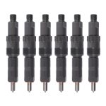 6PCS Fuel Injector AR74665 for John Deere Engine 6404 6466 Tractor 4040 4240 4440