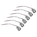 6PCS Sensor Harness Plug Connector 3 Lines for Kobelco SK200-6 Excavator