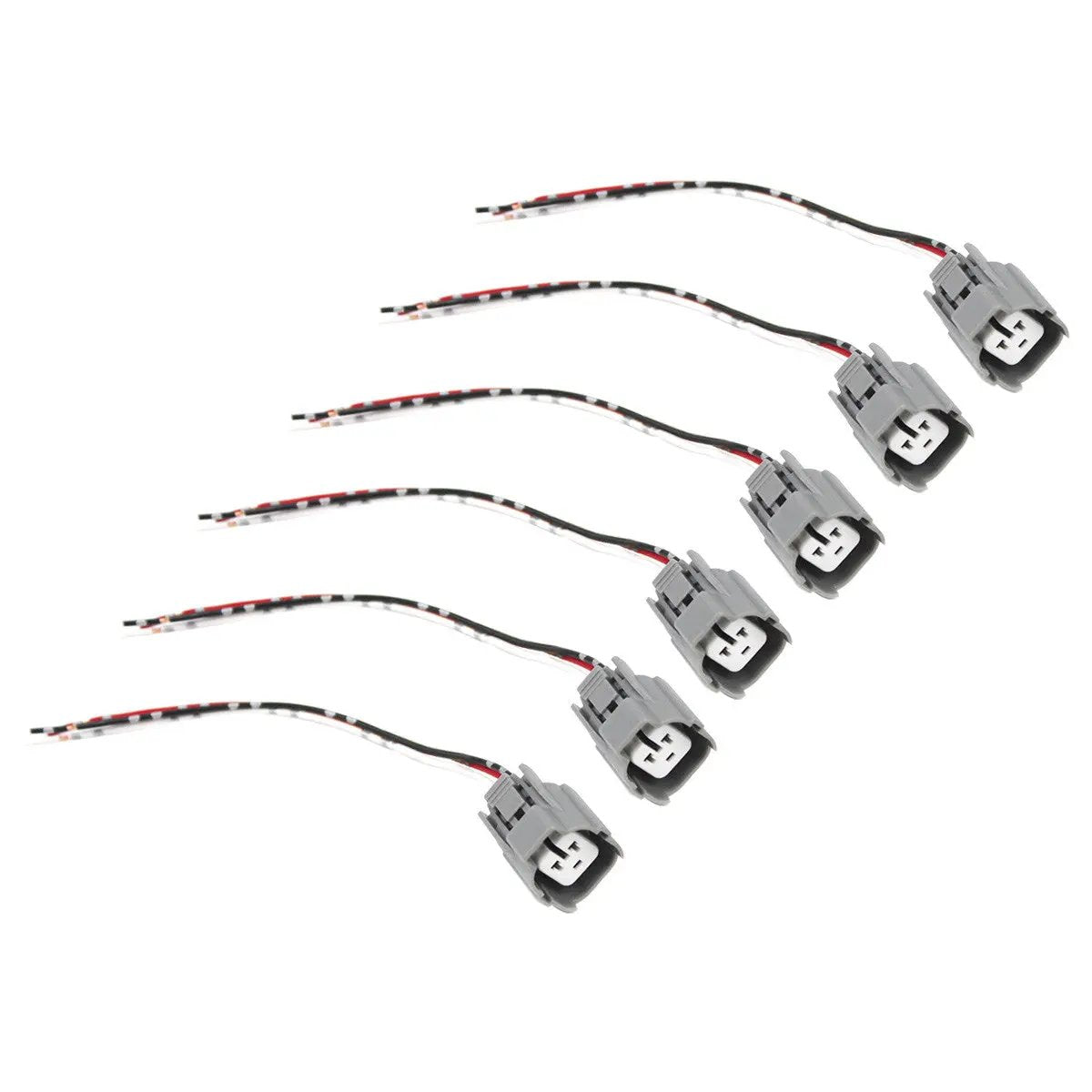 6PCS Sensor Harness Plug Connector 3 Lines for Kobelco SK200-6 Excavator
