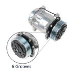 6PK Air Conditioning A/C Compressor 82016157 for New Holland Tractor 5640 6640 - Image 2