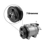 7PK A/C Compressor 12V 92600-4KV0A 92610-4CV0A for Nissan Murano Navara Pathfinder 2.5 DCI Frontier D40 - Image 2