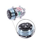 A/C Compressor 2PK 12V 3712528M2 3782613M2 for Massey Ferguson 375 383 Tractor - Image 2