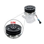 A/C Compressor 2PK 12V 6733655 for Bobcat S150 S160 S175 S185 S205 Skid Steer Loader - Image 2