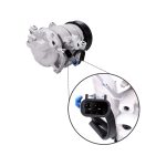 A/C Compressor 8PK 12V RE326205 SE502745 for John Deere Skid Steer Loader 318E 319E - Image 3