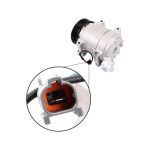 A/C Compressor 8PK 24V FYA00003547 for John Deere 130G 160GLC 180GLC Excavator - Image 2