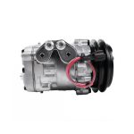 A/C Compressor 1PK 12V FYD00007143 for John Deere Excavator 30G 30P 35G 35P 50G - Image 2