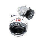 A/C Compressor 8PK 24V AT367640 AL232180 for John Deere Excavator E210LC E240LC - Image 2
