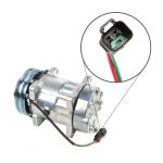 SD7H15 A/C Compressor 14649606 15082742 for Volvo Excavators Loaders - Image 2