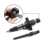 1PC/6PCS Diesel Fuel Injector with Connect Tube 0986435503 0445120255 for 2003-2004 Dodge Pick-up Ram Cummins 5.9L Engine - Image 3