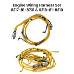 Engine Wiring Harness Set 6217-81-8731 & 6218-81-8310 for Komatsu Excavator PC800-7SE - Image 2