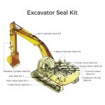 Seal Kits for Hitachi ZAX350-3 Excavator - Image 2