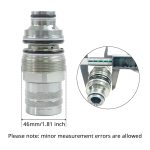Male & Female Flat Face Coupler Kit 6679837 6680018 for Bobcat 753 763 773 863 864 883 A220 A300 A770 - Image 7
