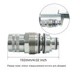 Male & Female Flat Face Coupler Kit 6679837 6680018 for Bobcat 753 763 773 863 864 883 A220 A300 A770 - Image 8