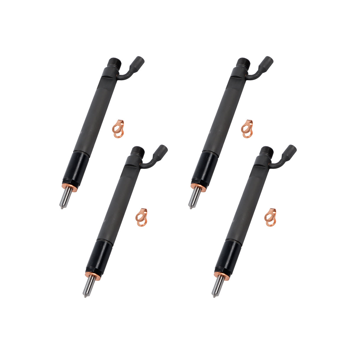 4PCS Fuel Injector 0-432-191-300 3802238 3966818 KBAL105P29 for Cummins Case DIesel Engine