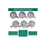 3 Pressure Gauge 6 Test Coupling 3 Test Hose 1 Storage Case Upgraded Version Hydraulic Pressure Gauge Kit for SINOCMP - Image 2
