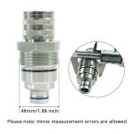 7246802 Hydraulic Female Flat Face Quick-Connect Coupler for Bobcat E32 E34 E35 E42 E45 E50 E55 - Image 2