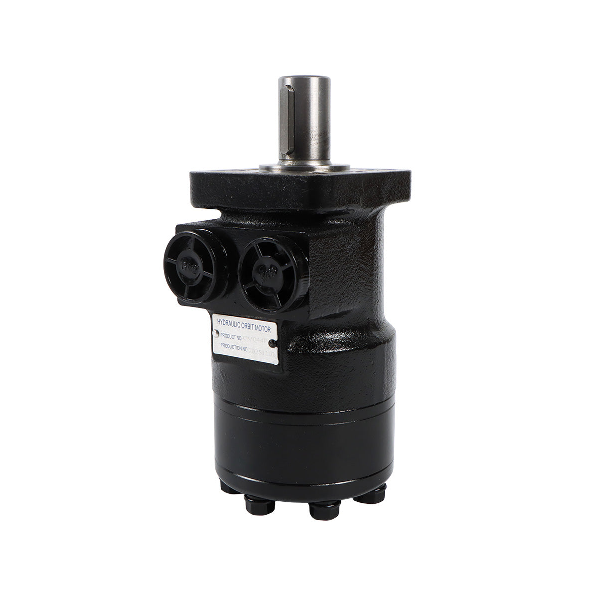 Hydraulic Motor CM044P for Buyers Products 4-Bolt Mount Type 0.25" Shaft Keyway 1/2" NPT