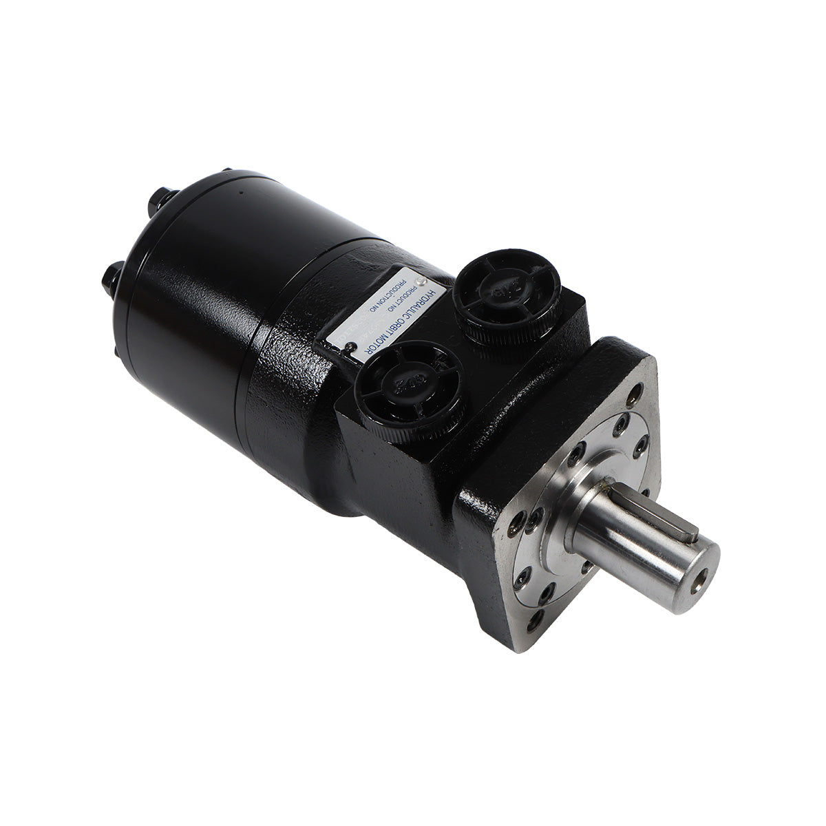 Hydraulic Motor CM074P for Buyers Products 4-Bolt Mount Type 0.25" Shaft Keyway 1/2" NPT - Image 3
