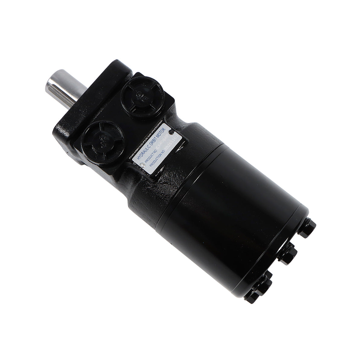 Hydraulic Motor CM084P for Buyers Products 4-Bolt Mount Type 0.25" Shaft Keyway 1/2" NPT - Image 3