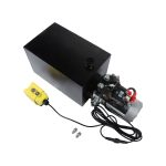 Hydraulic Power Unit 15 Quart Double Acting DC 12V for Car Lifting Dump Trailer - Image 3