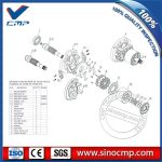 HPV160 Hydraulic Pump Spare Parts for Komatsu PC300-3 PC300-5 PC400-3 PC400-5 - Image 2