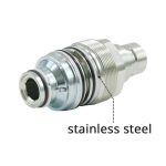 Male & Female Flat Face Coupler Kit 6679837 6680018 for Bobcat 753 763 773 863 864 883 A220 A300 A770 - Image 2