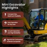 1.1 Ton KV13 Plus Mini Excavator with Diesel Engine - Image 7