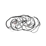 Outer External Wiring Harness 0001847 0001049 for Hitachi Excavator EX100-2 EX120-2