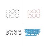 Overhaul Gasket Kit for Komatsu S6D105 6D105-1 Engine PC200-3 PC220-3 Excavator - Image 2