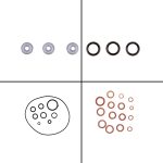 Overhaul Gasket Kit for Kubota D782 D782-BH Engine - Image 2