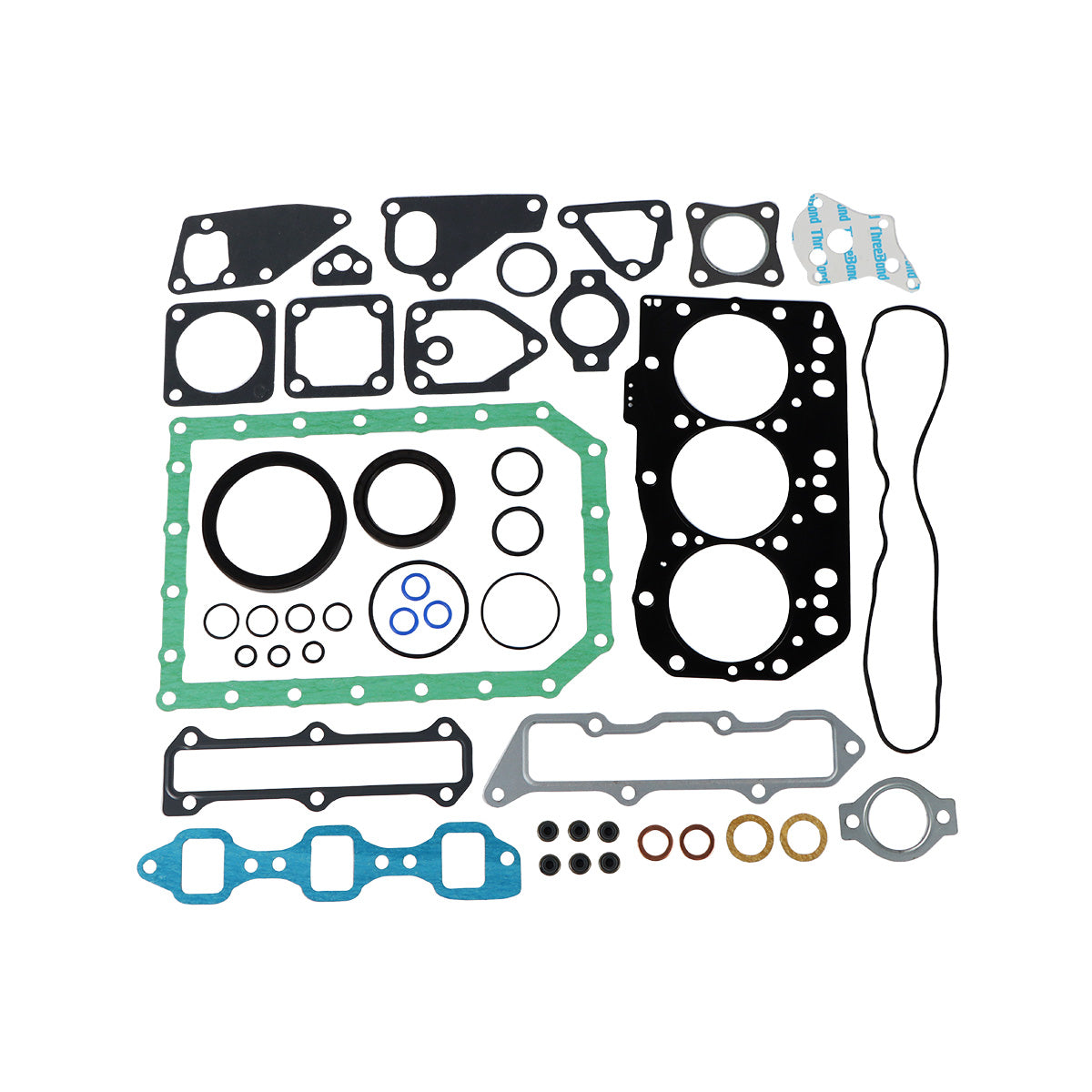 Overhaul Gasket Kit for Yanmar 3TNV82 3TNV82A Engine