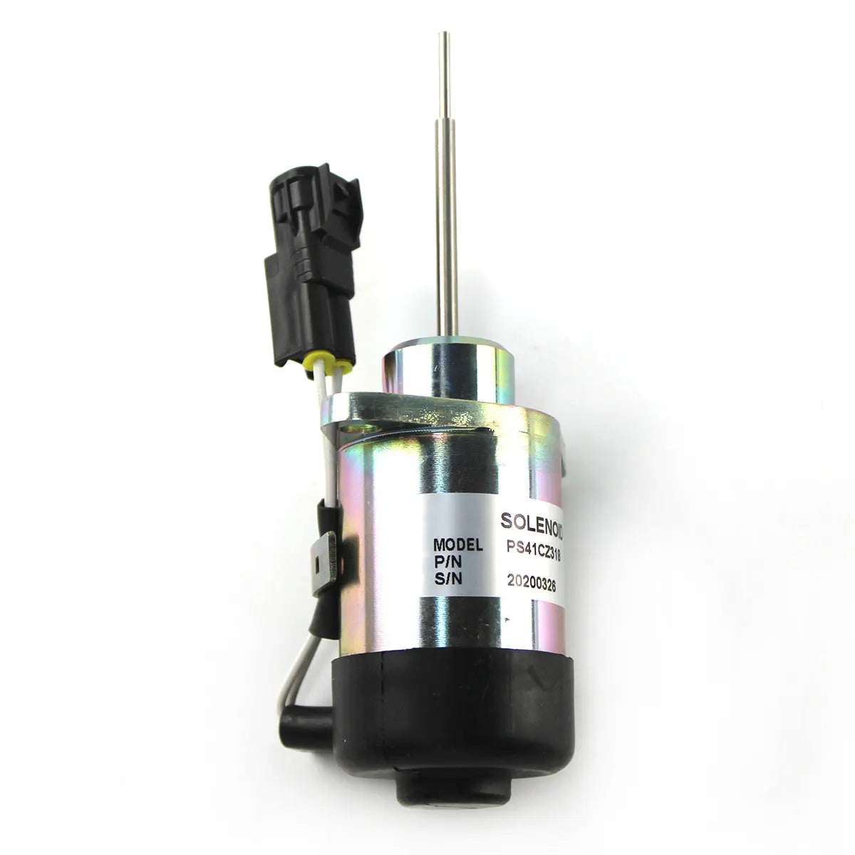 PS41CZ318 1E411-60012 Stop Solenoid 12V for Kubota 325 Miller Mig Welder Trailblazer D902 Engine