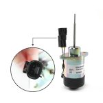 PS41CZ318 1E411-60012 Stop Solenoid 12V for Kubota 325 Miller Mig Welder Trailblazer D902 Engine - Image 3