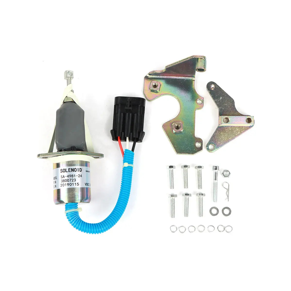 SA-4981-24 24V Fuel Shut Off Solenoid for Cummins Diesel Engine