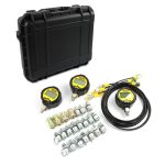 SINOCMP Digital Hydraulic Pressure Test Kit 70Mpa*2Gauge 16Mpa*1Gauge 22 Test Couplings 3 Test Hoses for Caterpillar John Deere Excavator Construction Machinery - Image 4