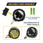 SINOCMP Digital Hydraulic Pressure Test Kit 70Mpa*2Gauge 16Mpa*1Gauge 22 Test Couplings 3 Test Hoses for Caterpillar John Deere Excavator Construction Machinery - Image 6