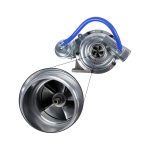 Turbo Turbocharger YM129935-18010 for Yanmar Engine 4TNV98T Komatsu Engine S4D98E - Image 3